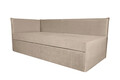 Pat copii Merlin extensibil 90x200 cm, bej deschis, orientare stanga