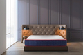 Saltea SuperOrtopedica Cocos Polar Memory Jeans 160x200 cm, fermitate medie